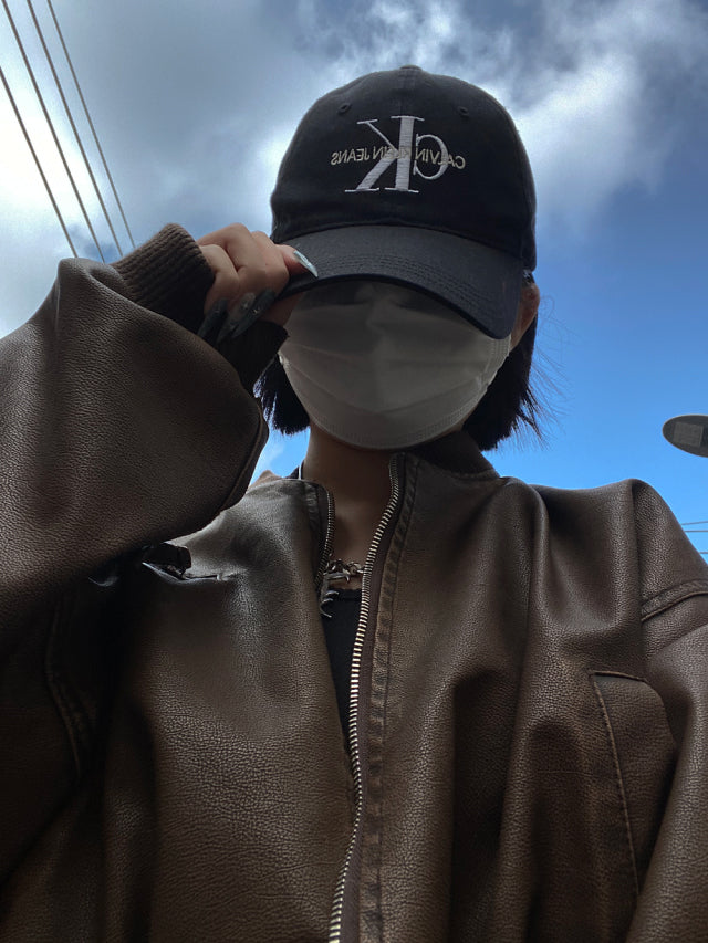高質復古做舊皮質短外套