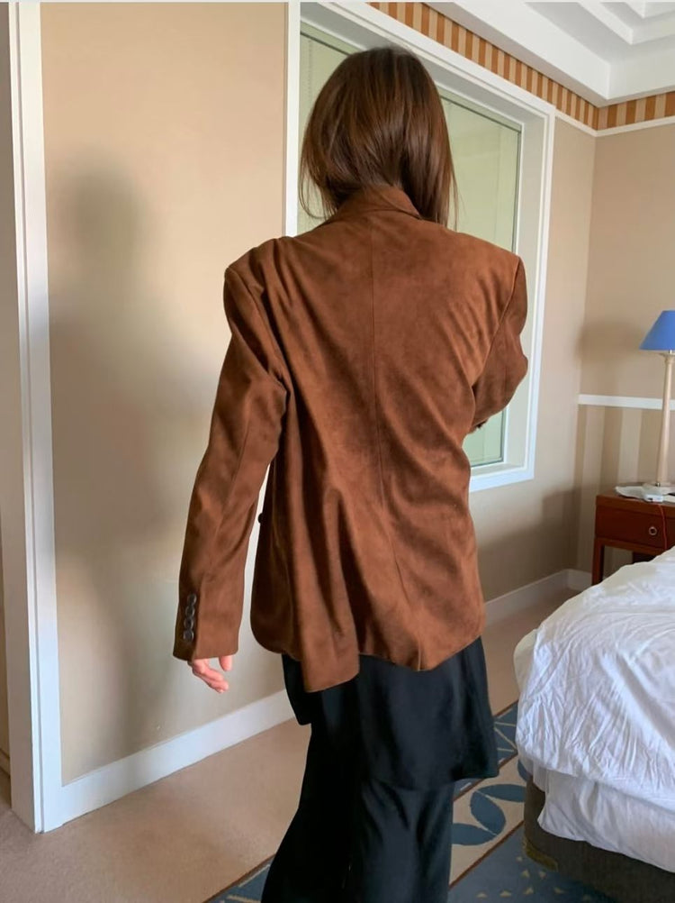 霧光澤紋理短裙