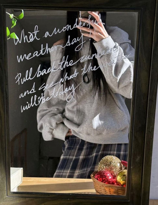 FW美肩垂領連帽衛衣