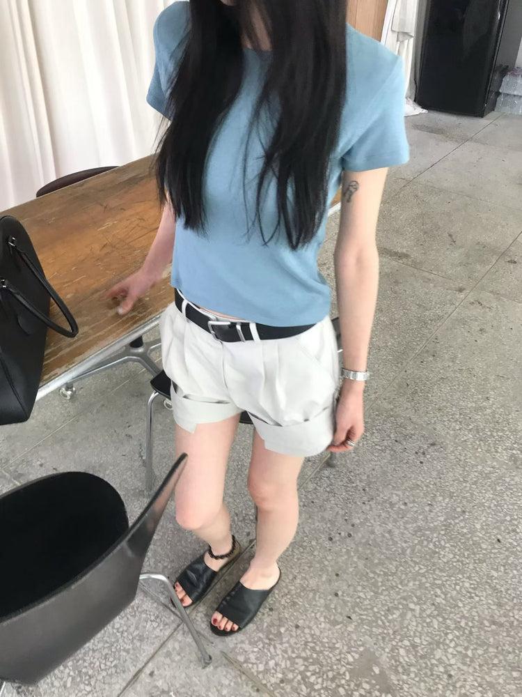 高質經典美色合身上衣
