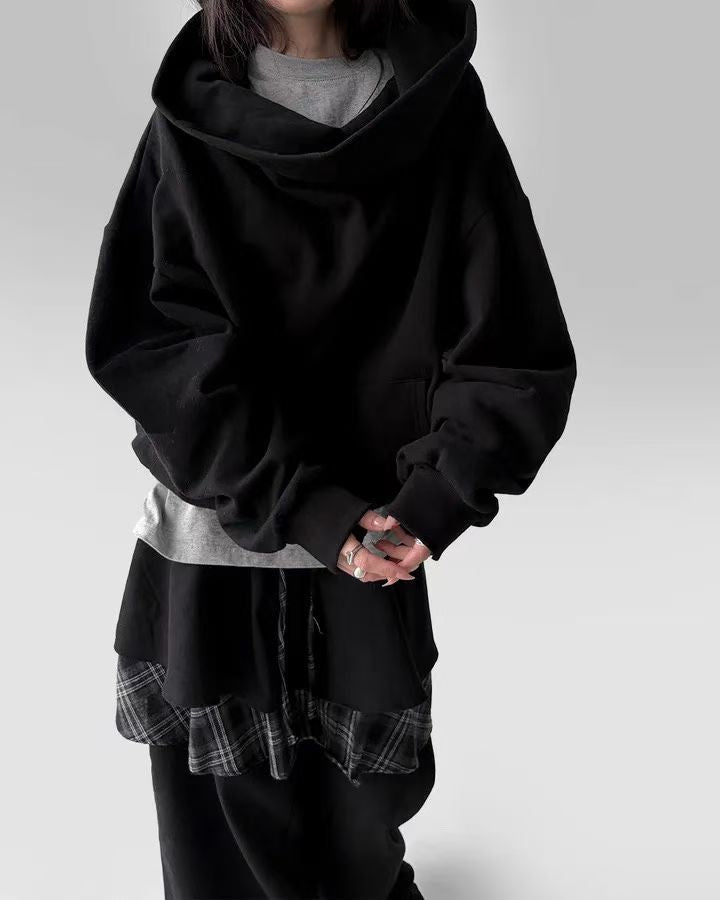 FW美肩垂領連帽衛衣
