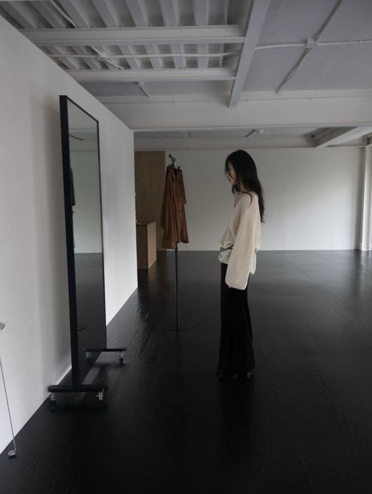 高質絲絨直身及踝裙