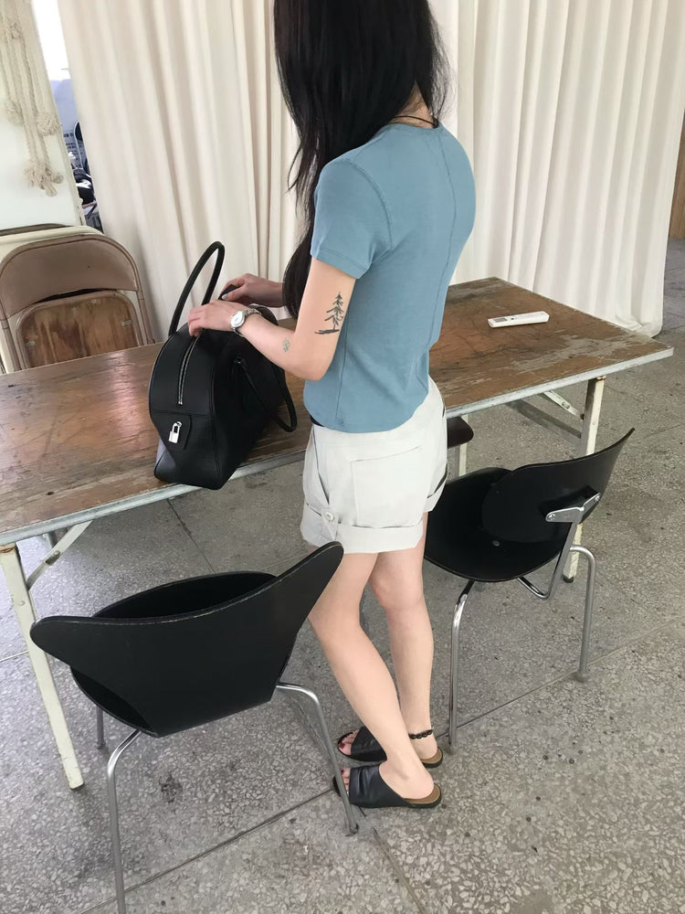 高質經典美色合身上衣