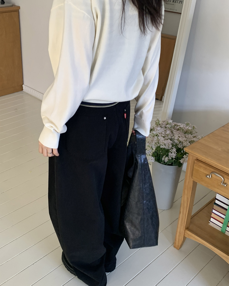 美色條紋休閒短袖T