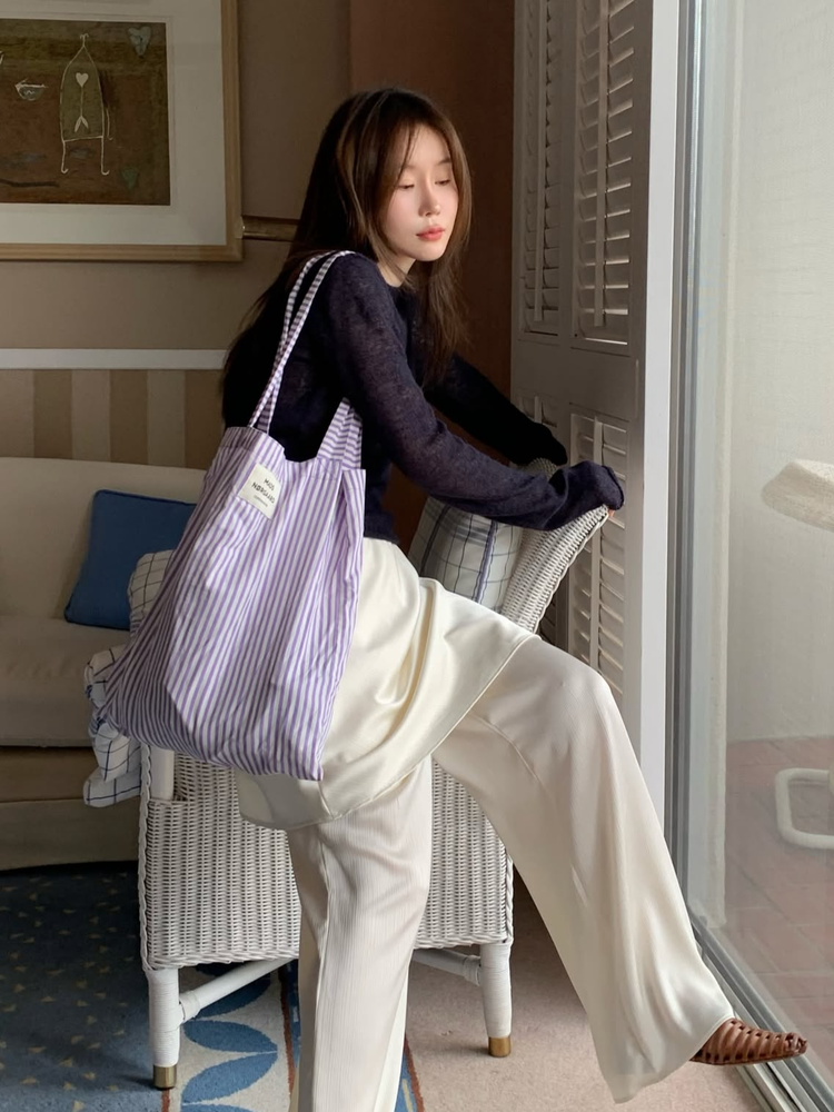 霧光澤紋理短裙