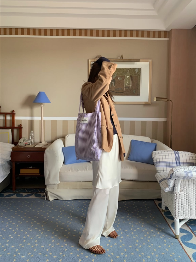 霧光澤紋理短裙