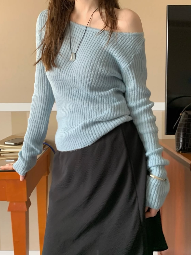 霧光澤紋理短裙