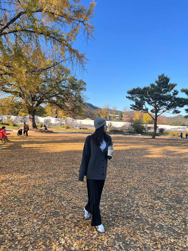 高級ALPACA質感排鈕針織外套