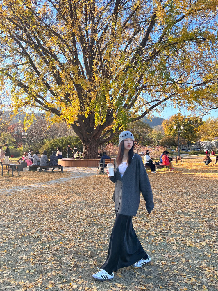 高級ALPACA質感排鈕針織外套