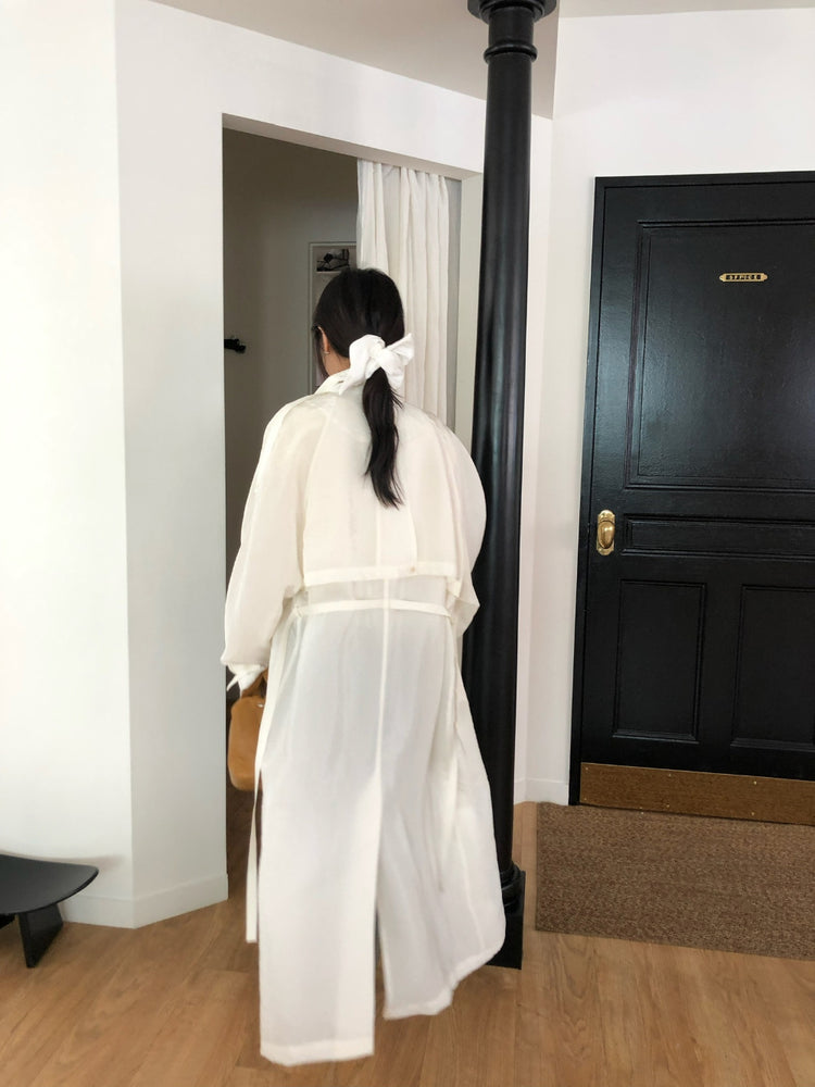高質刺繡細節方形發圈