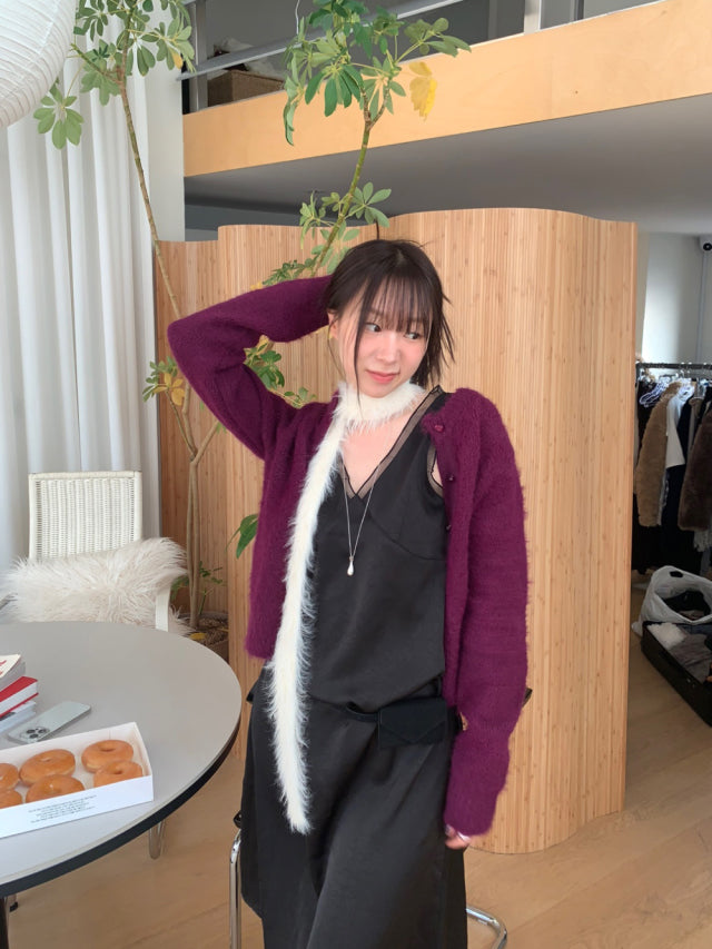 極美雙層透細節綁帶連身裙