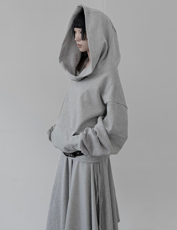 FW美肩垂領連帽衛衣