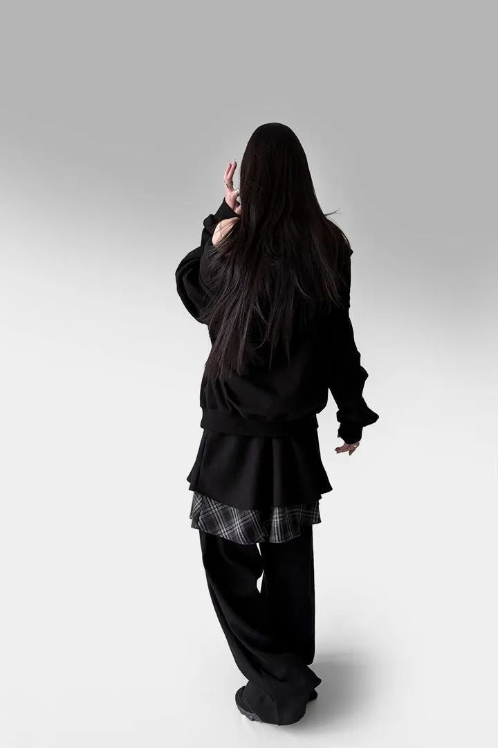 FW美肩垂領連帽衛衣