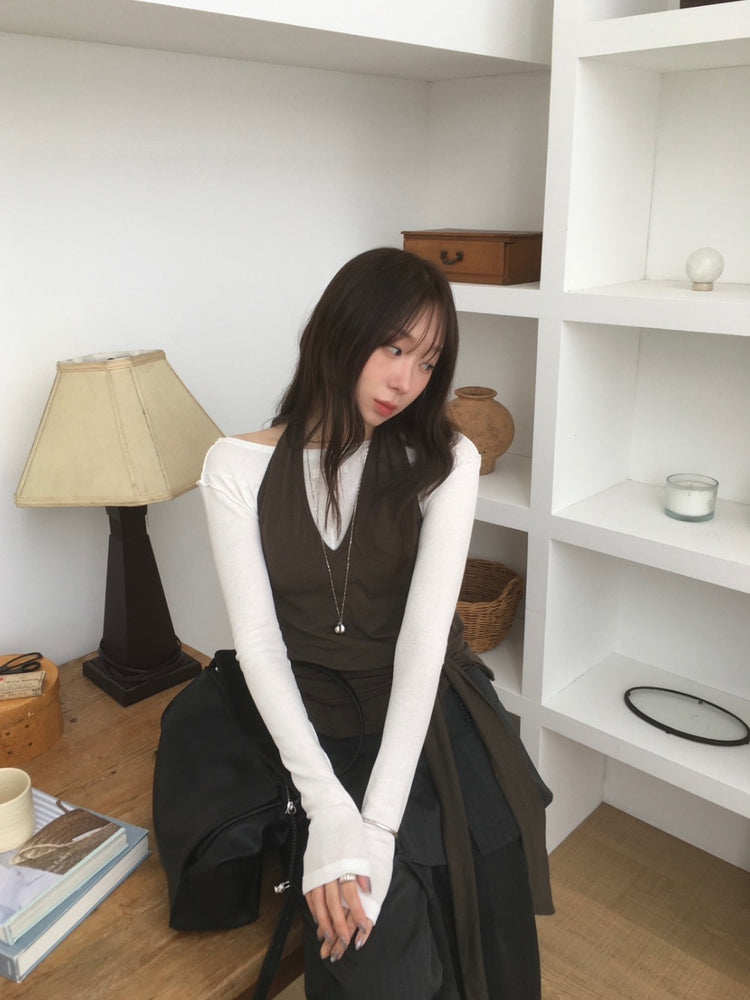 條紋百褶裙片