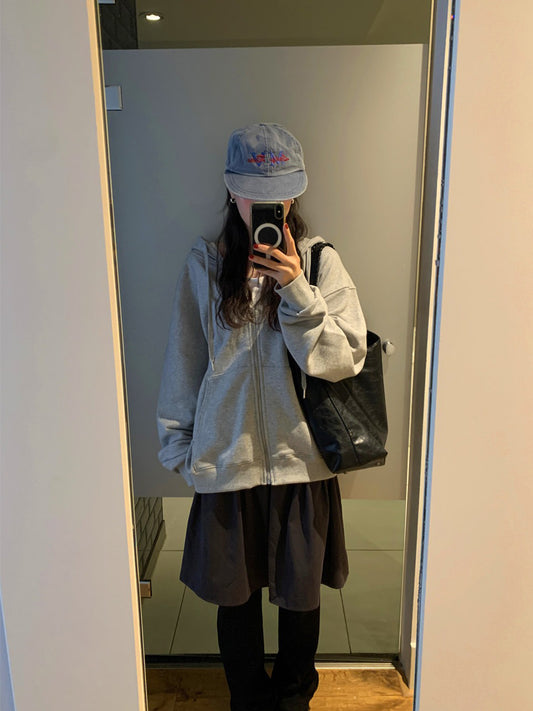 塗鴉數字細節連帽外套