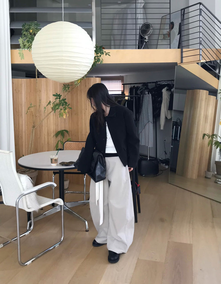 經典美色基礎彎月褲