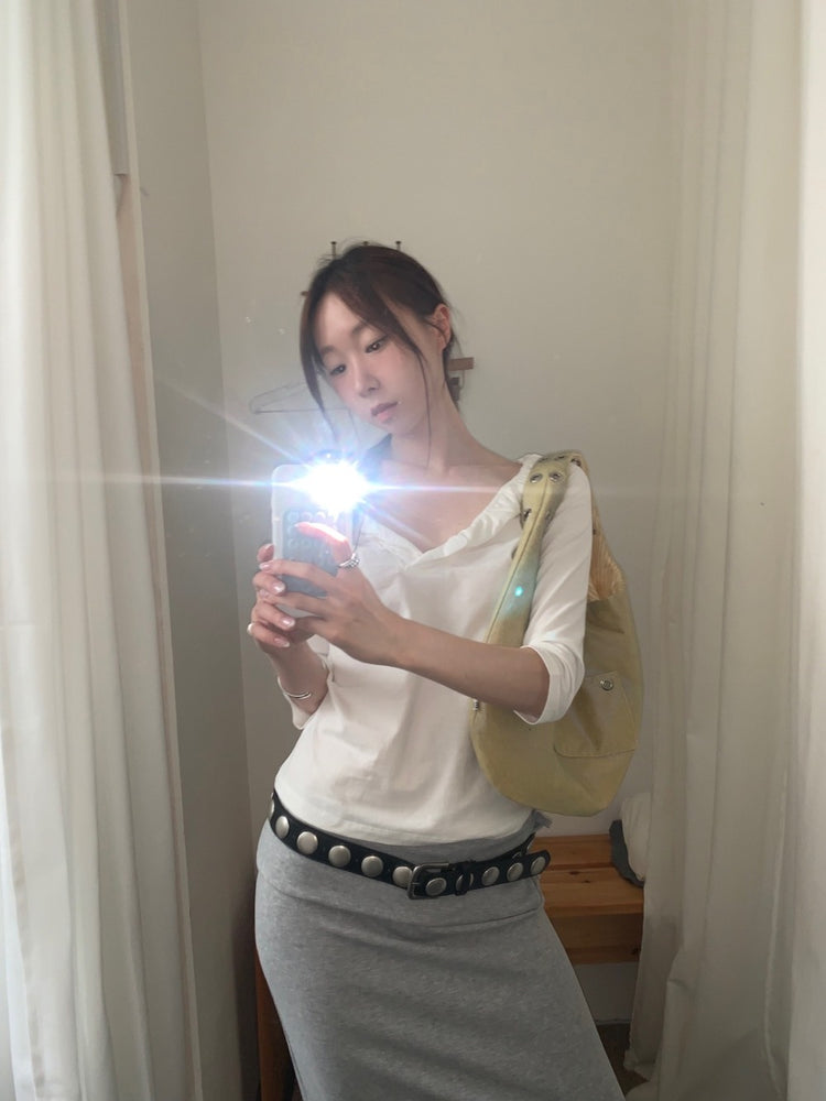 反折綁帶細節及踝裙