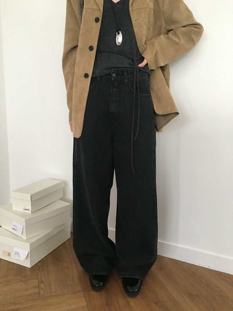 (現)美色絨面質感西外