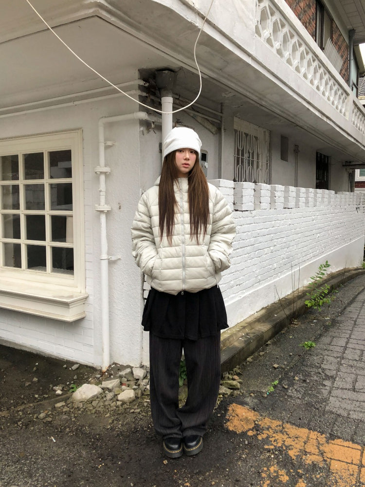 毛絨質感堆堆帽