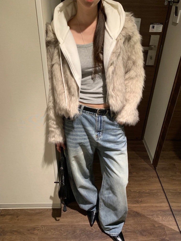 美式隨性感細節牛仔褲