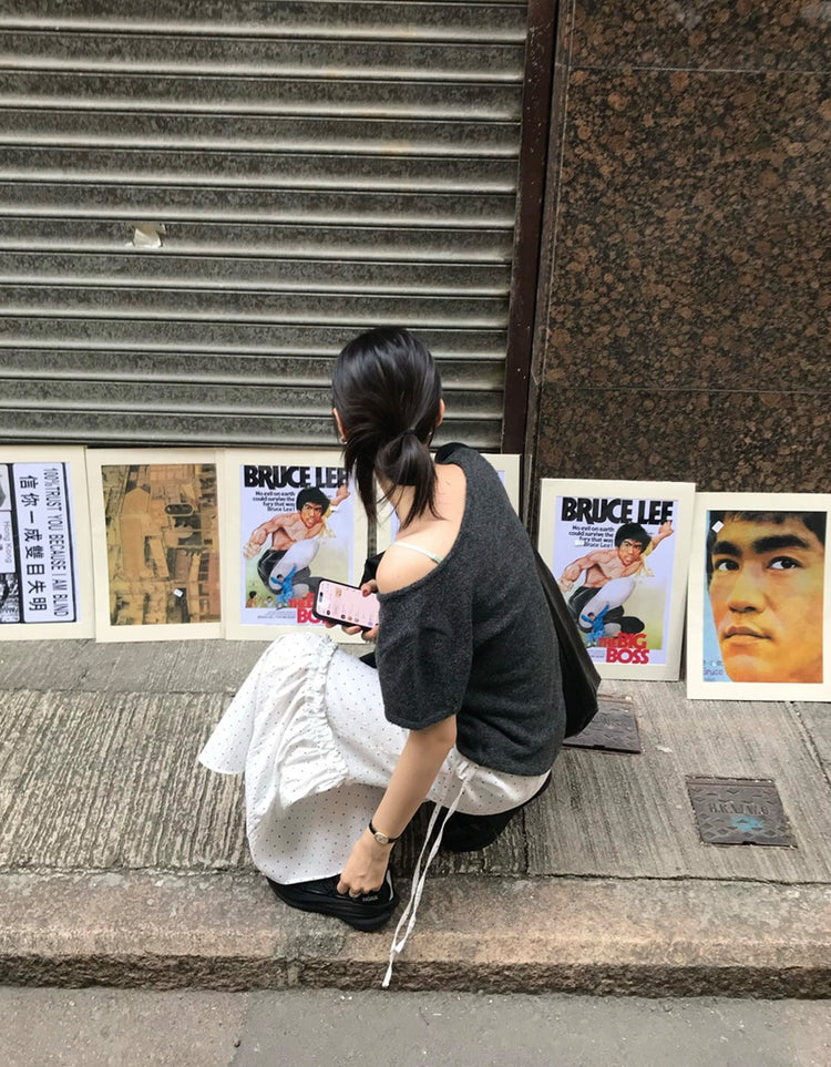 基礎V領針織上衣