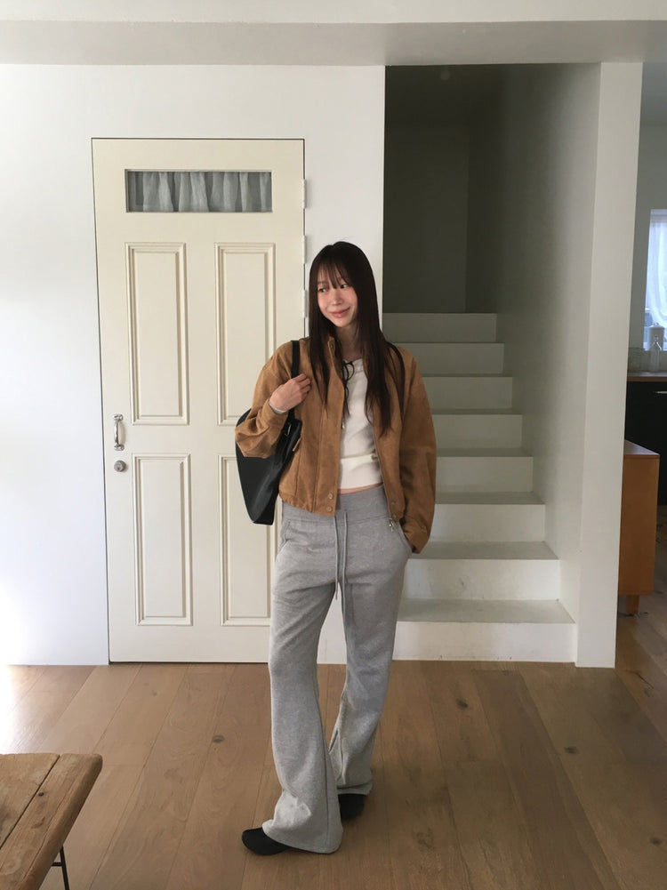 美色露肩修身針織上衣