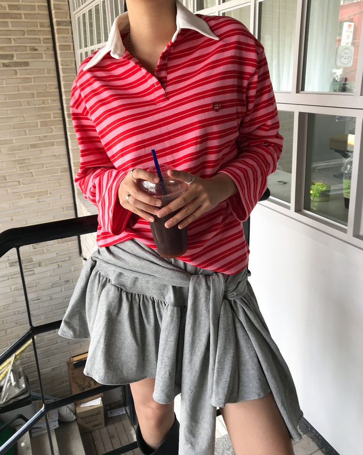造型感綁腰細節棉裙