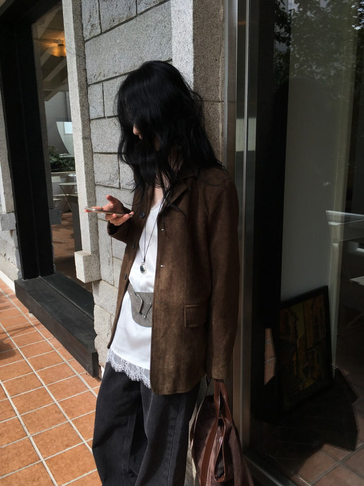 高質蕾絲邊光澤感連身裙