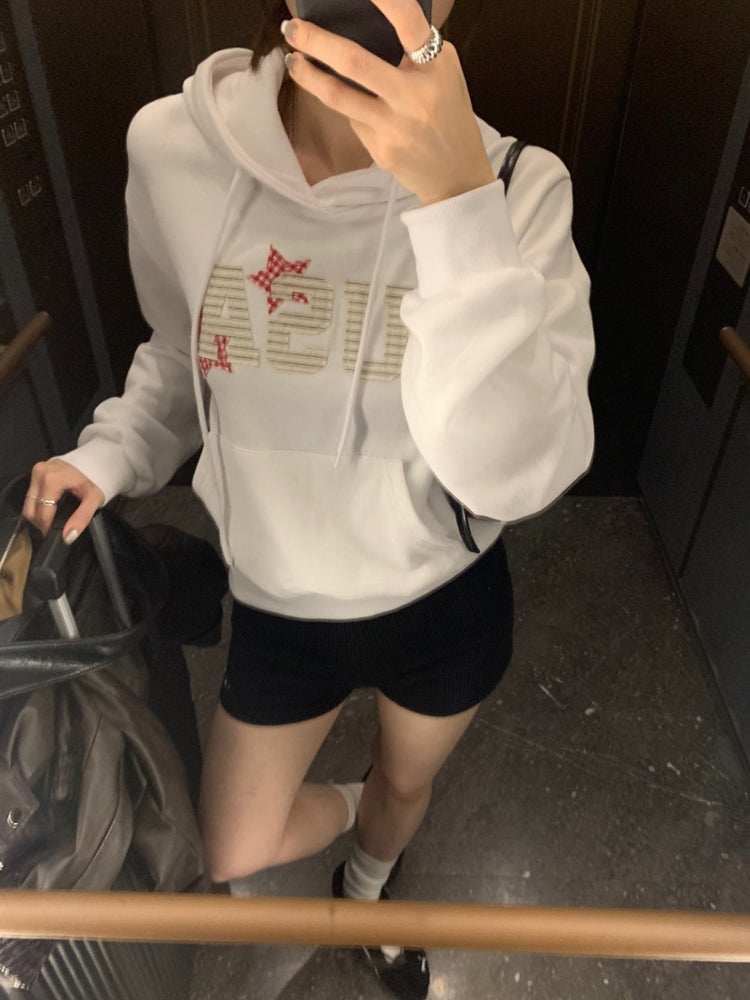 復古USA連帽衛衣