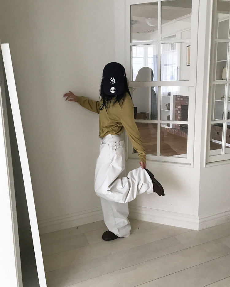 微透美色V領針織衫