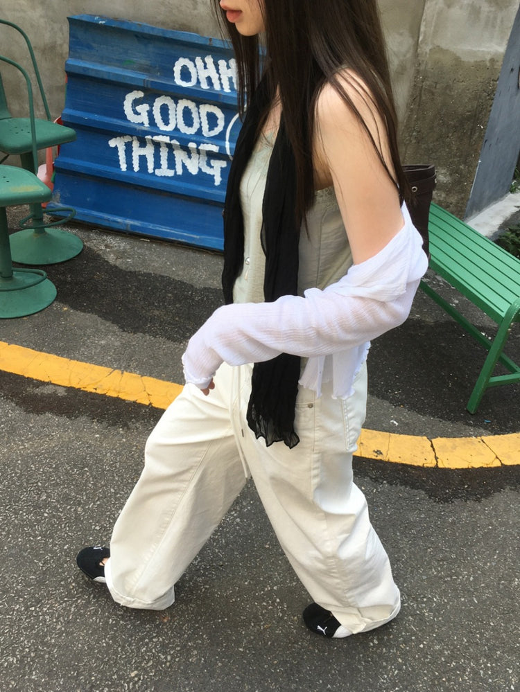 春季美色花邊細節排鈕外套