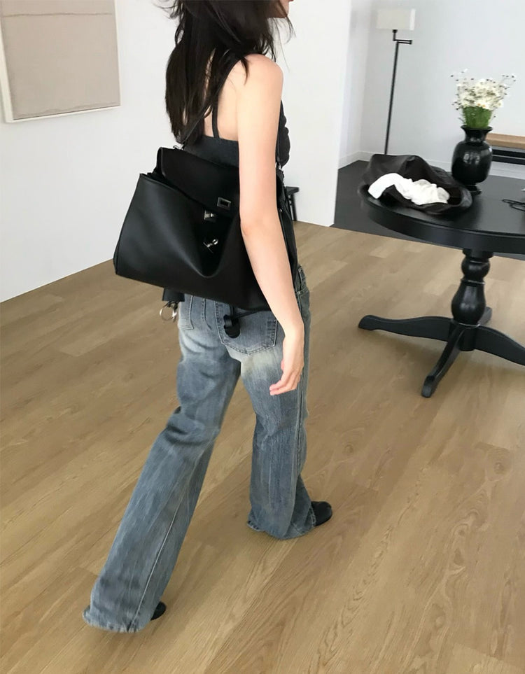 復古美色boot cut牛仔褲