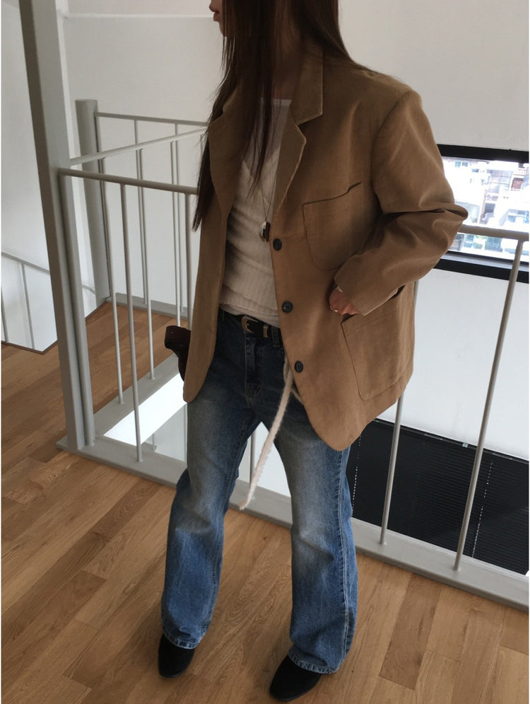 毛絨親膚綁帶細節上衣