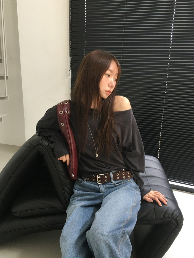 經典美刷色基礎直筒牛仔褲