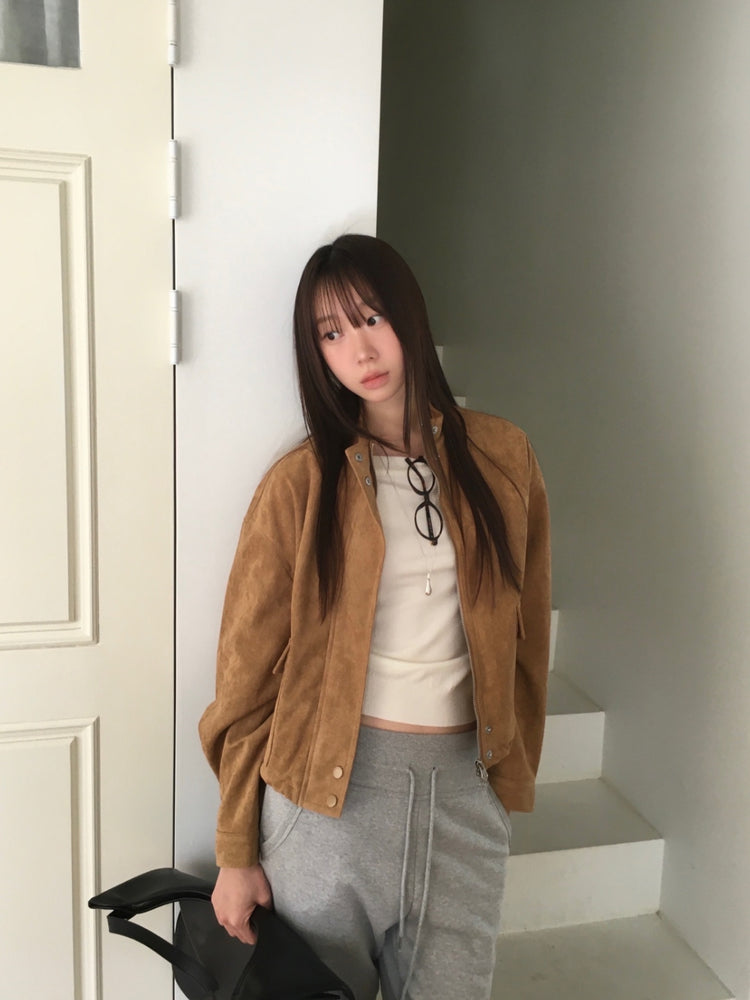 美色露肩修身針織上衣