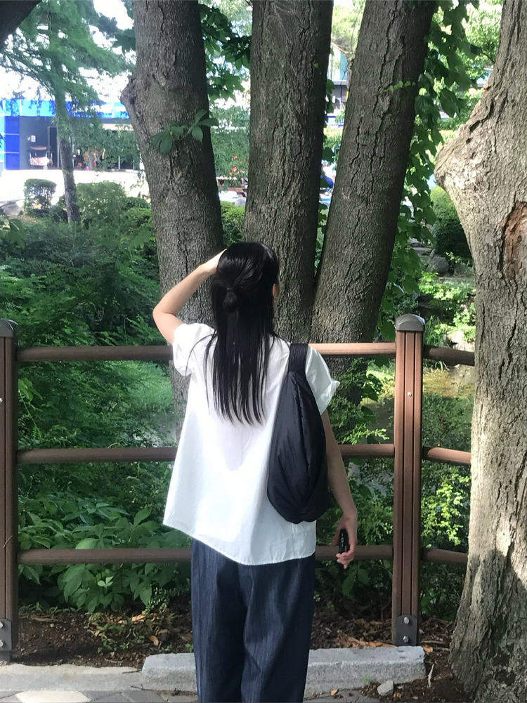 柔軟抽繩休閒牛仔褲
