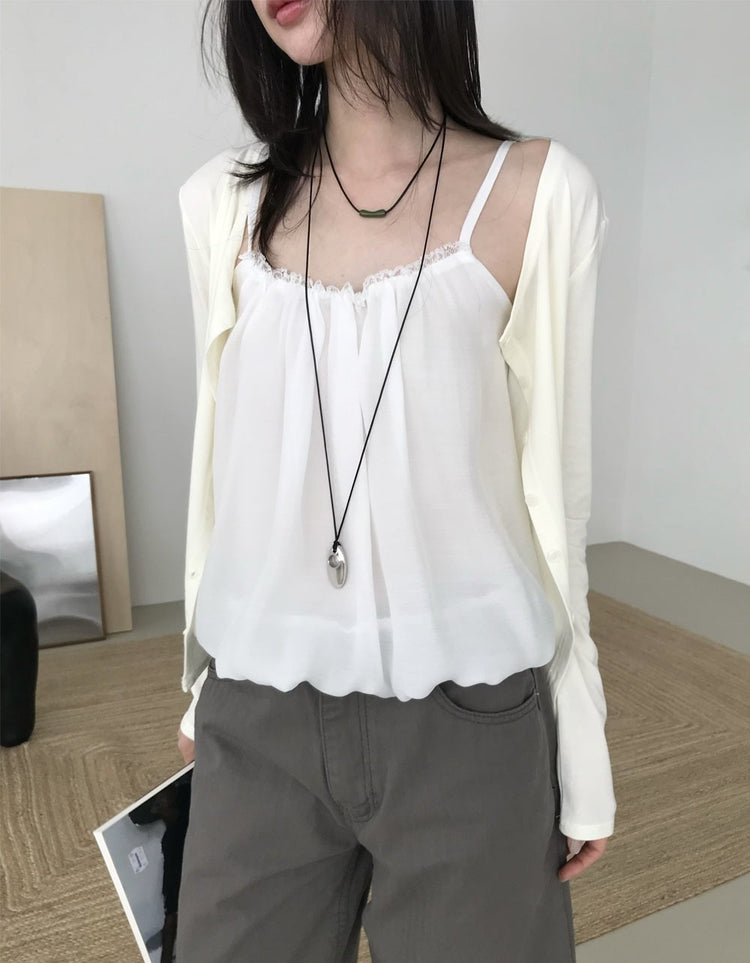 美色圓領排鈕外套