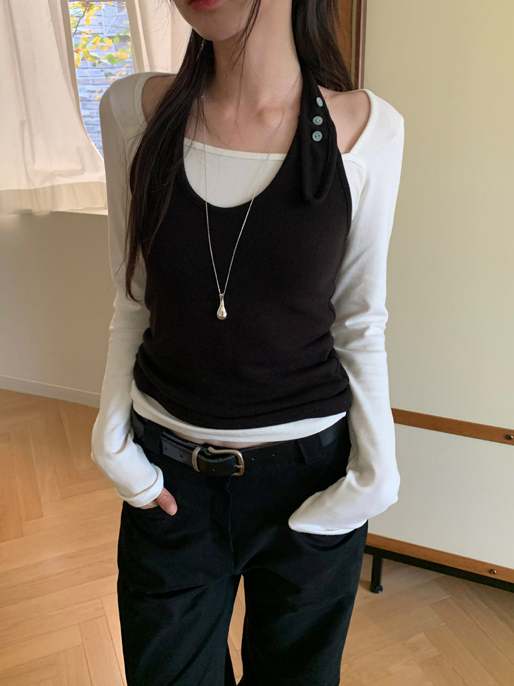 方領基礎修身上衣