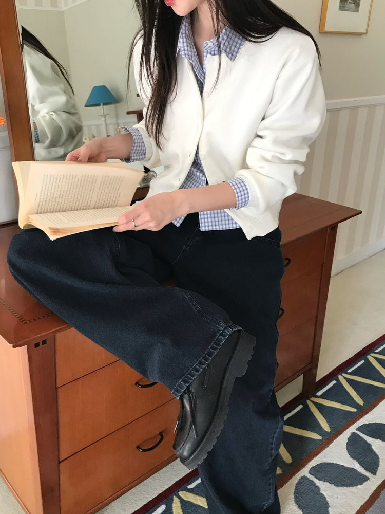 經典基礎繭型牛仔褲