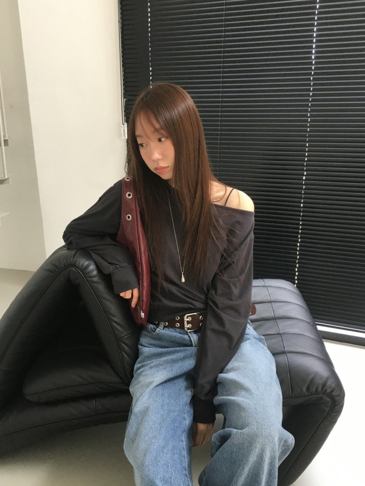 經典美刷色基礎直筒牛仔褲