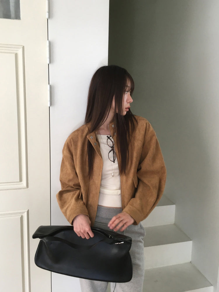 美色露肩修身針織上衣