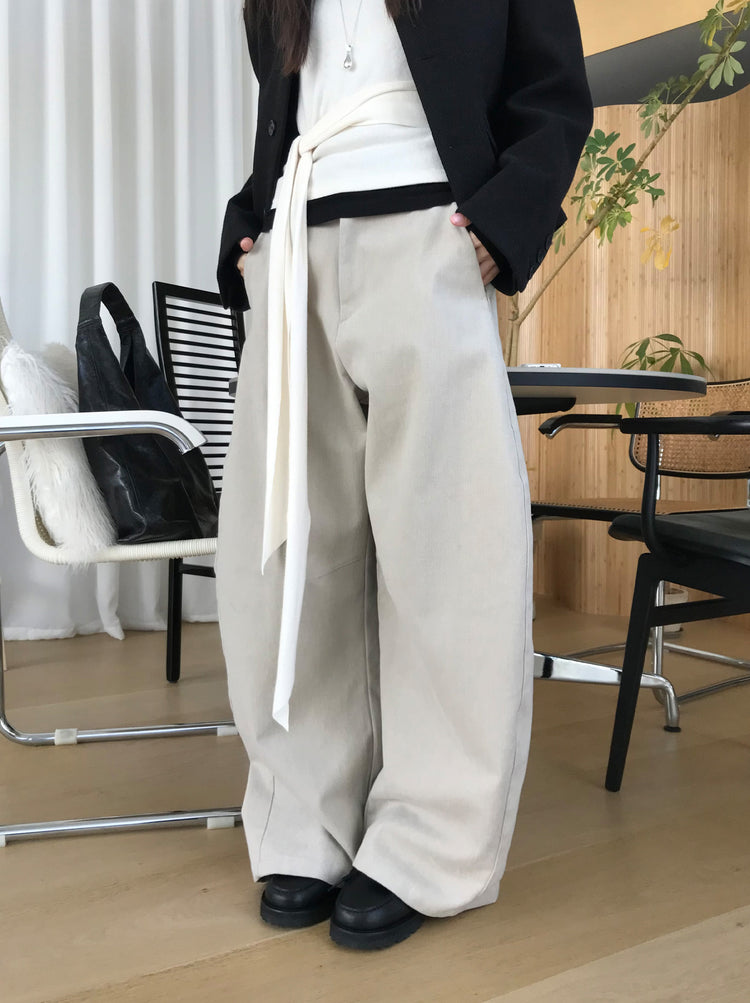 經典美色基礎彎月褲