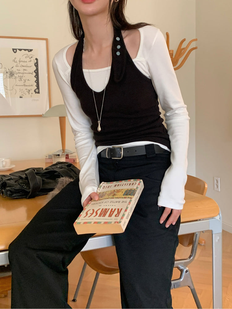 方領基礎修身上衣