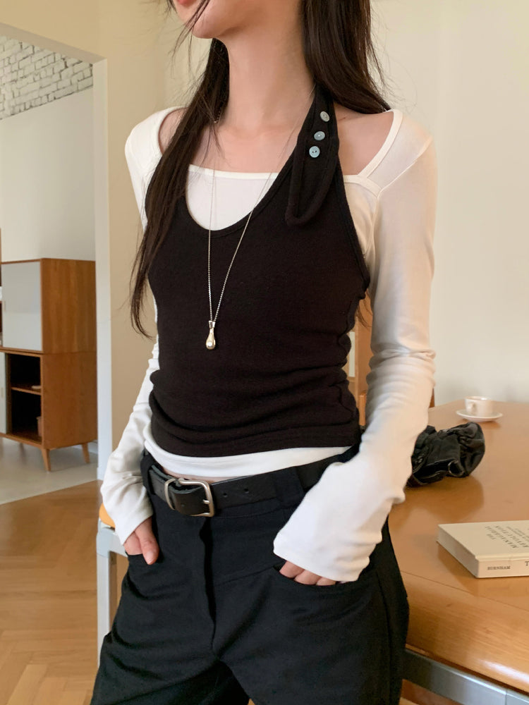 方領基礎修身上衣