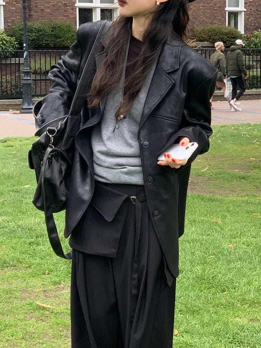 高質做舊皮質西外