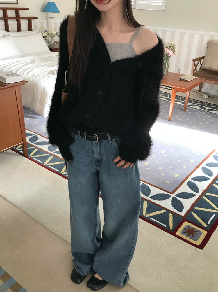 復古美色隨性牛仔褲