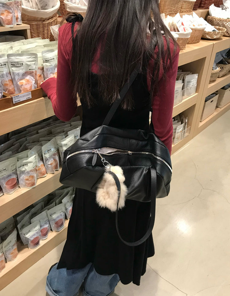 微透美色基礎袖細節上衣