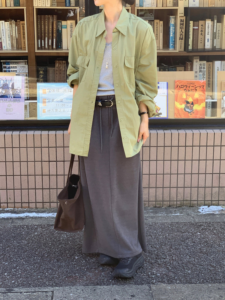 細腰頭皮帶扣壓線及踝棉裙