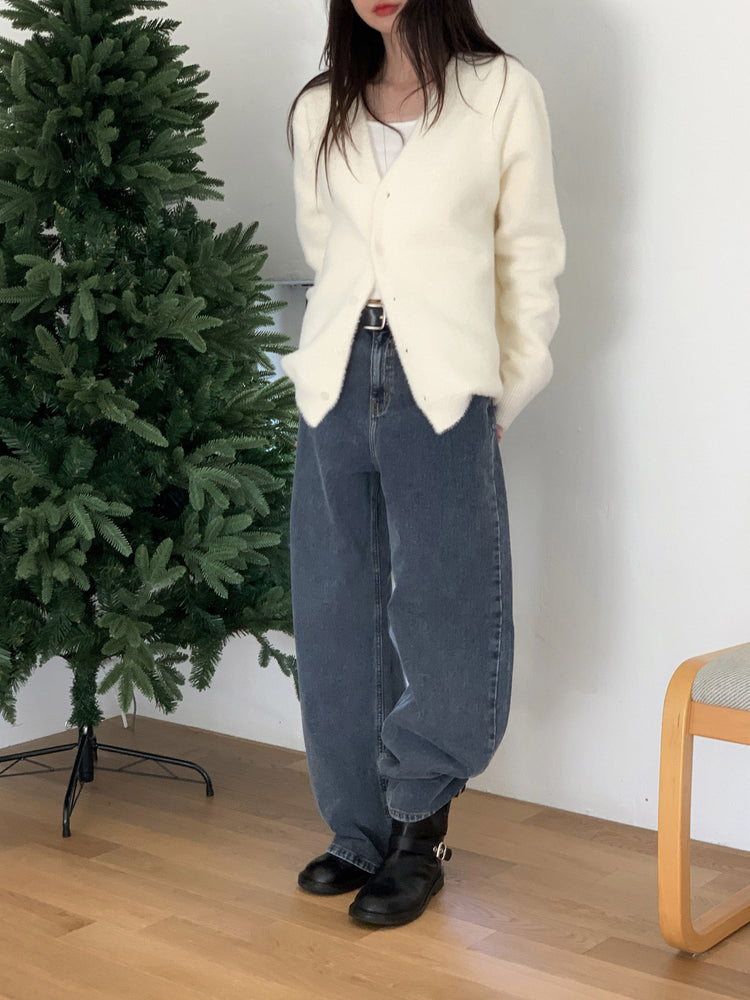 經典美色直腿牛仔褲