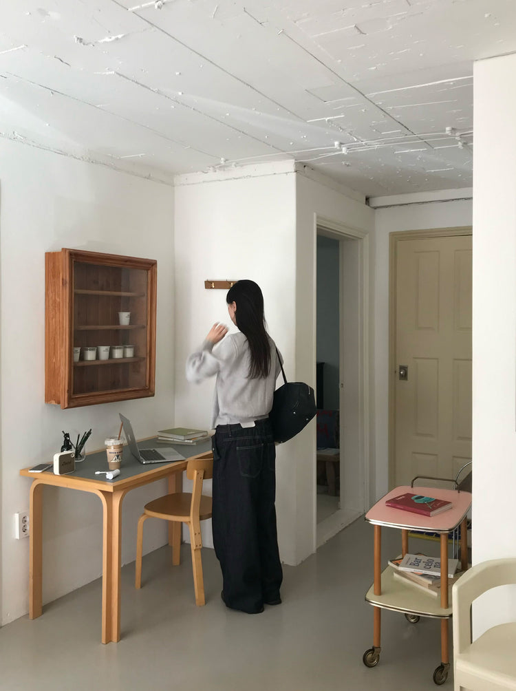 雙層褲頭細節牛仔褲